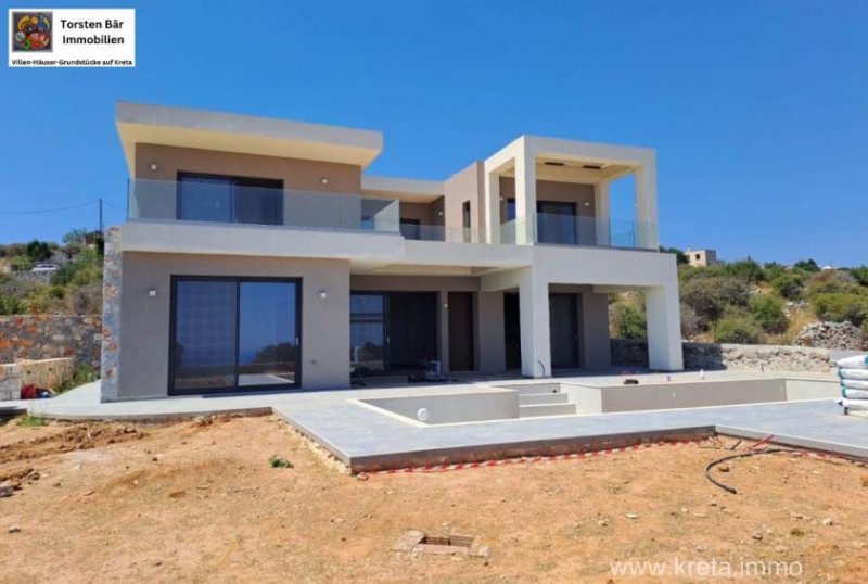 Kefalas Kreta, Kefalas, neu erbaute Villa mit Panoramblick auf das Meer und die Berge *** reserviert *** Haus kaufen